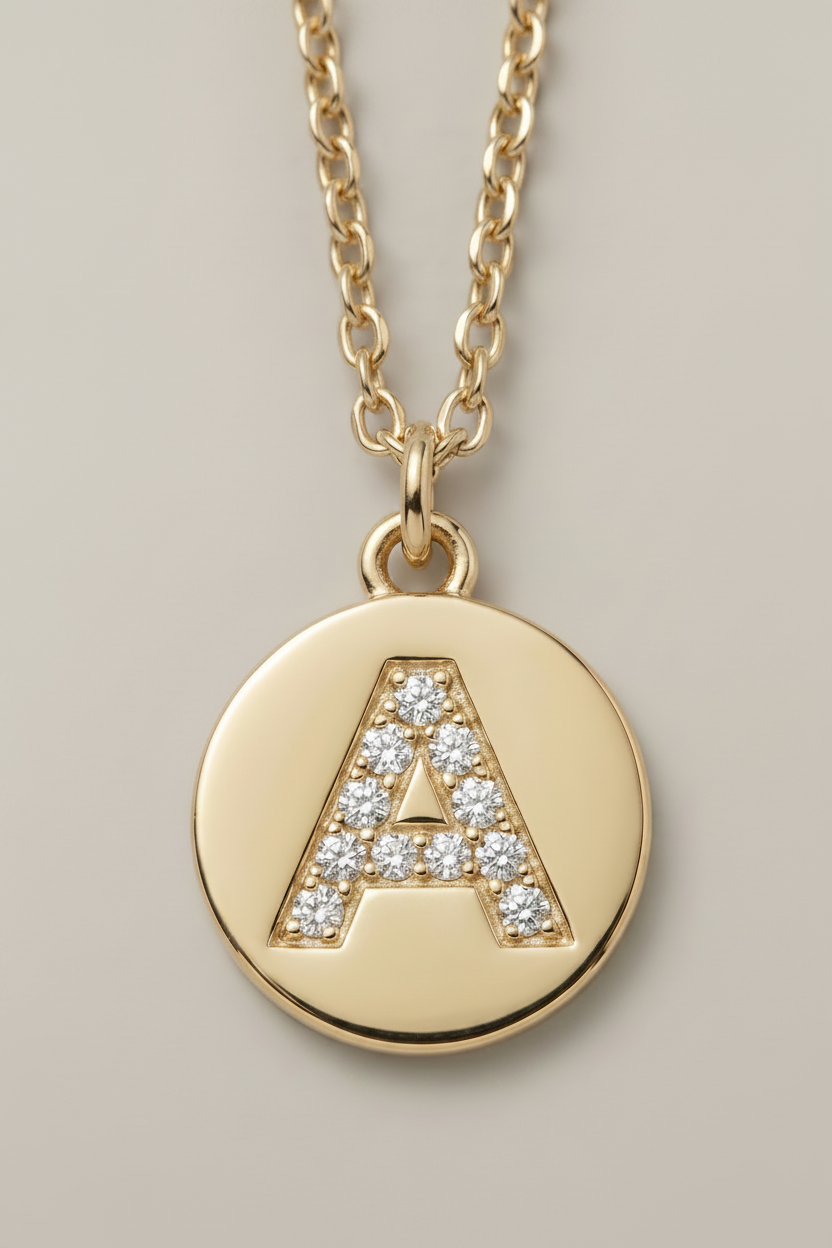 INITIAL- Colgante con letra personalizada