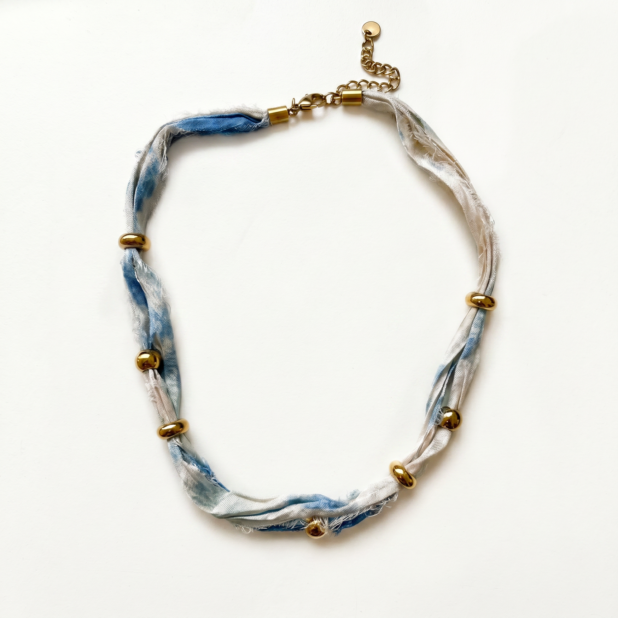 JULIA- Collar seda doré