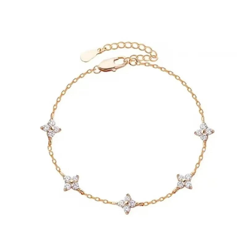 BELLA- Pulsera de flores 4 pétalos