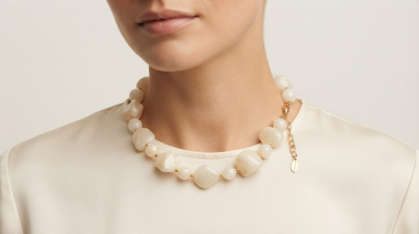 MARIA - Maxi collar piedras