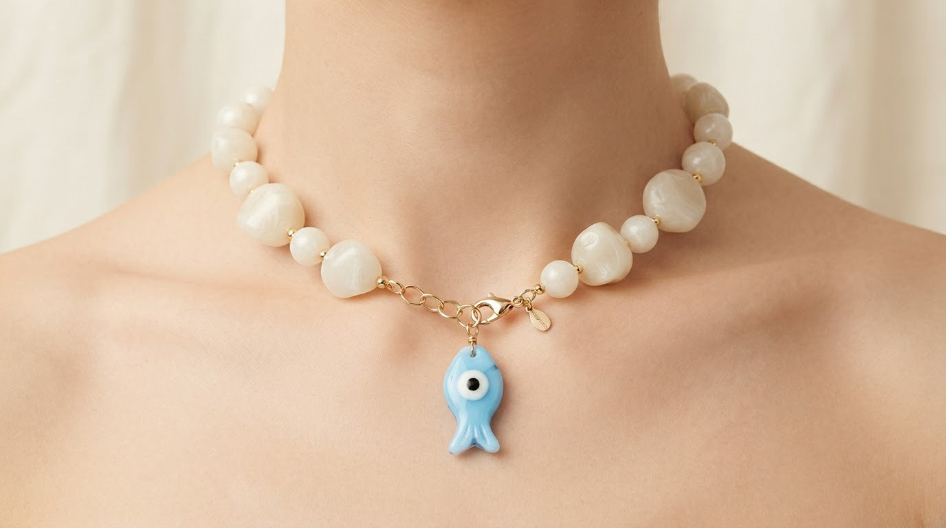 MARIA - Maxi collar piedras